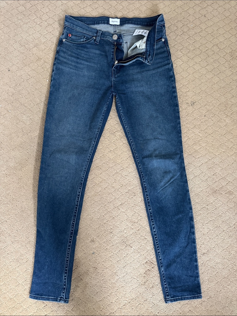 Hudson Jeans Women's Skinny Jeans - Dark Indigo Wash